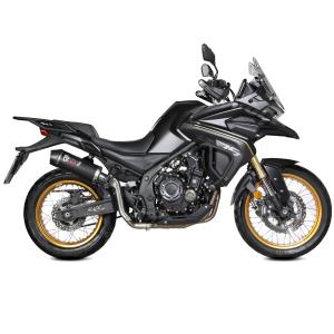 Escape Mivv OVAL negro con tapa de carbono Voge Valico 900 DSX 2024- Â· 2